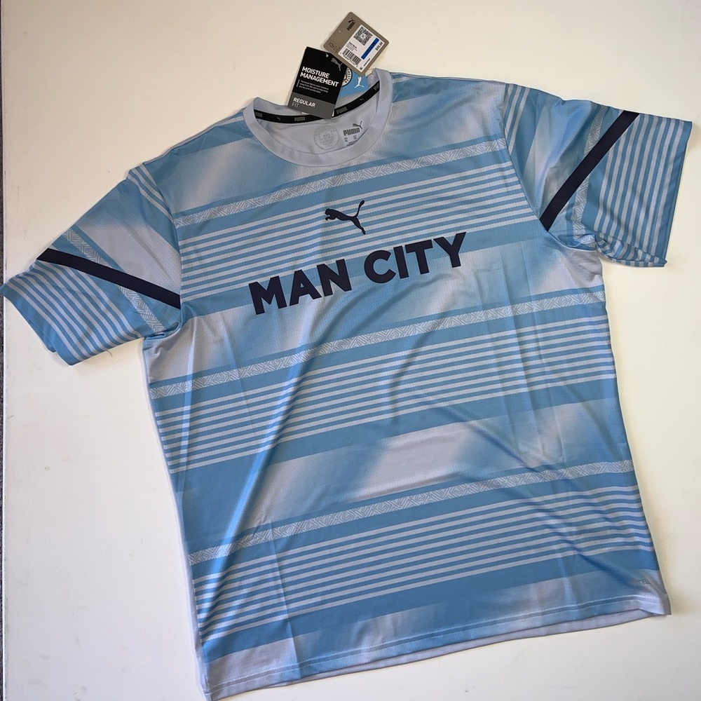 Man City Prematch Men's Soccer Jersey